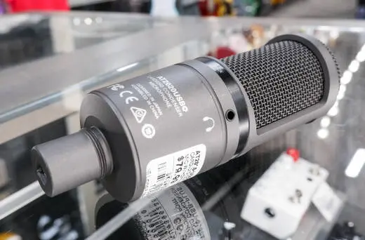 Audio-Technica - AT2020USB+ USB Cardioid Condenser Microphone - Black 2